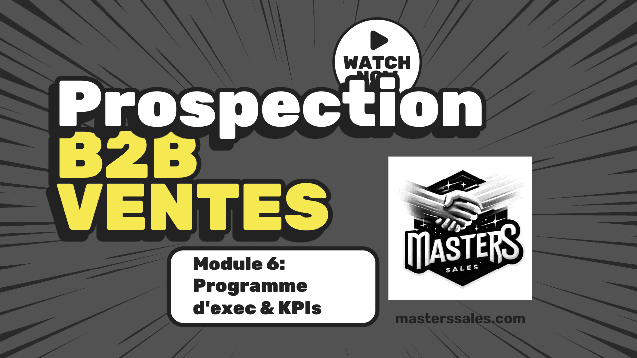 Prospection - Le programme d'éxecution